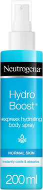 Neutrogena Body Spray, Hydro Boost, Express Hydrating, Normal Skin, 200ml