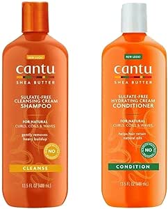 Cantu Shea Butter for Natural Hair Shampoo and Conditioner SULFATE FREE