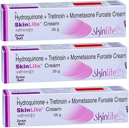 Skinlite Cream for Melasma, Hyperpigmentation, Whitening, Lightening - 25g (pack of 3)