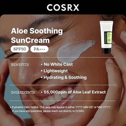 COSRX Aloe Soothing Sun Cream 50ml