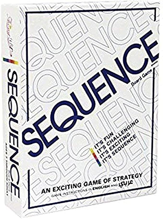 Sequence Board GAME Multi Color Board Game for Family.8021